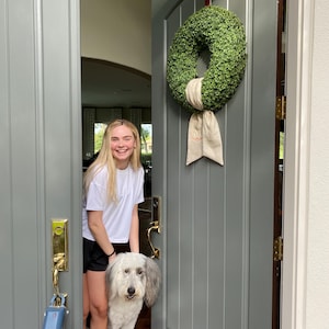 Monogram Easter Wreath Sash: Customizable Initial