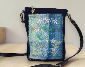 Small handmade felted shoulder bag (smbag12)