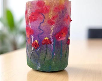 Small Felted Lamp (3)