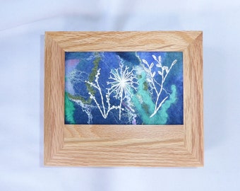 Oak Jewellery Box (Box12) with Felt Inlay
