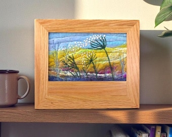 Oak Jewellery Box (Box2) with Felted Inlay