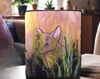 Needle Felted Covered A5 Book (covb20)