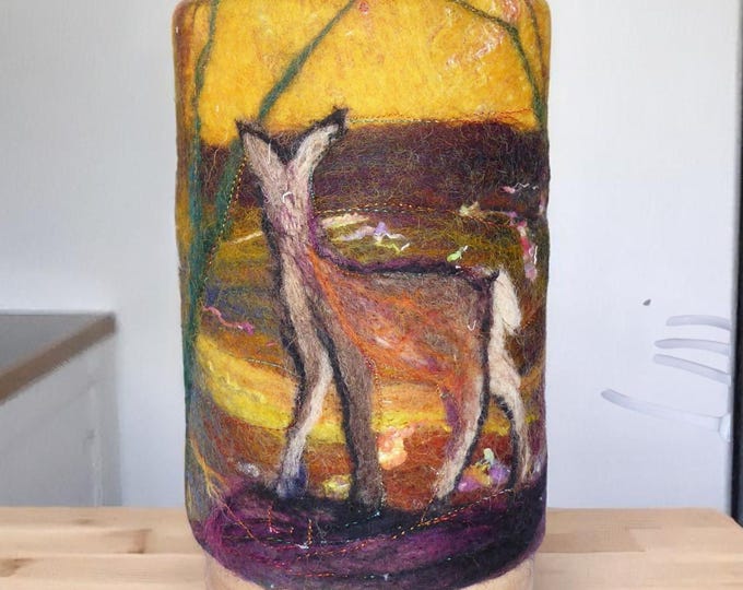 Small Felted Lamp (7)