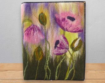 Needle Felted Covered A5 Book (covb10)