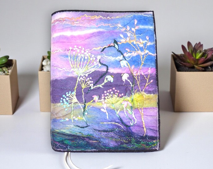 Needle Felted Covered A5 Book (covb19)