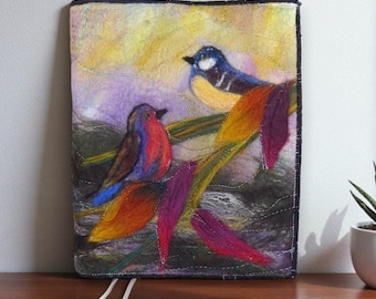 Needle Felted Covered A5 Book (covb2)