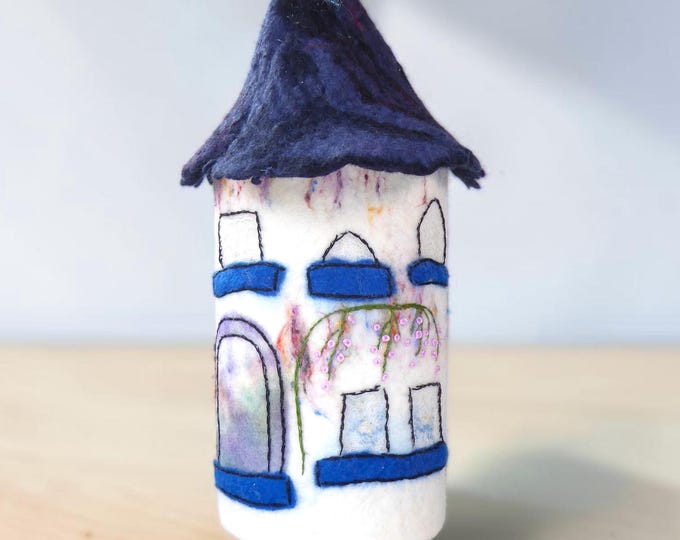 Small Felted Lamp (Pixie House)
