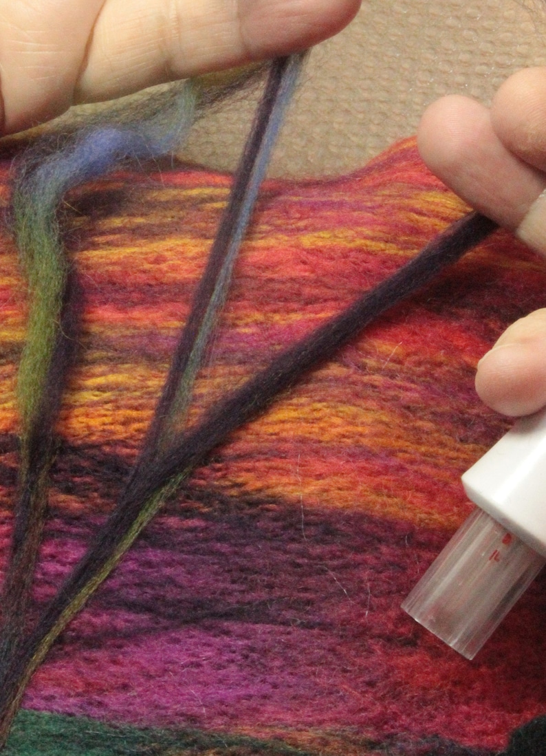 Needle Felting Kit deer at Sunset Felting Kit Picture Kit Etsy UK