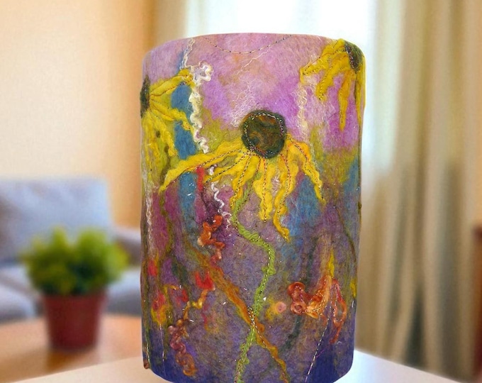 Large Felted Lamp (13)