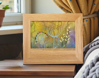 Oak Jewellery Box (Box10) with Felt Inlay