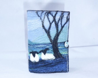 Handmade felted Sewing Wallet (sewp2)