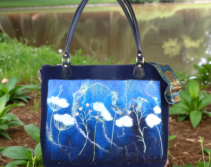Large handmade felted bag (lemb11)