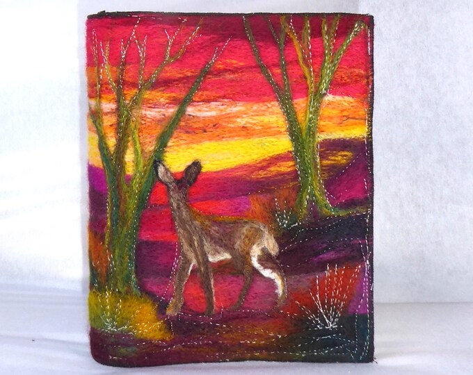 Needle Felted Covered A5 Book (covb22)
