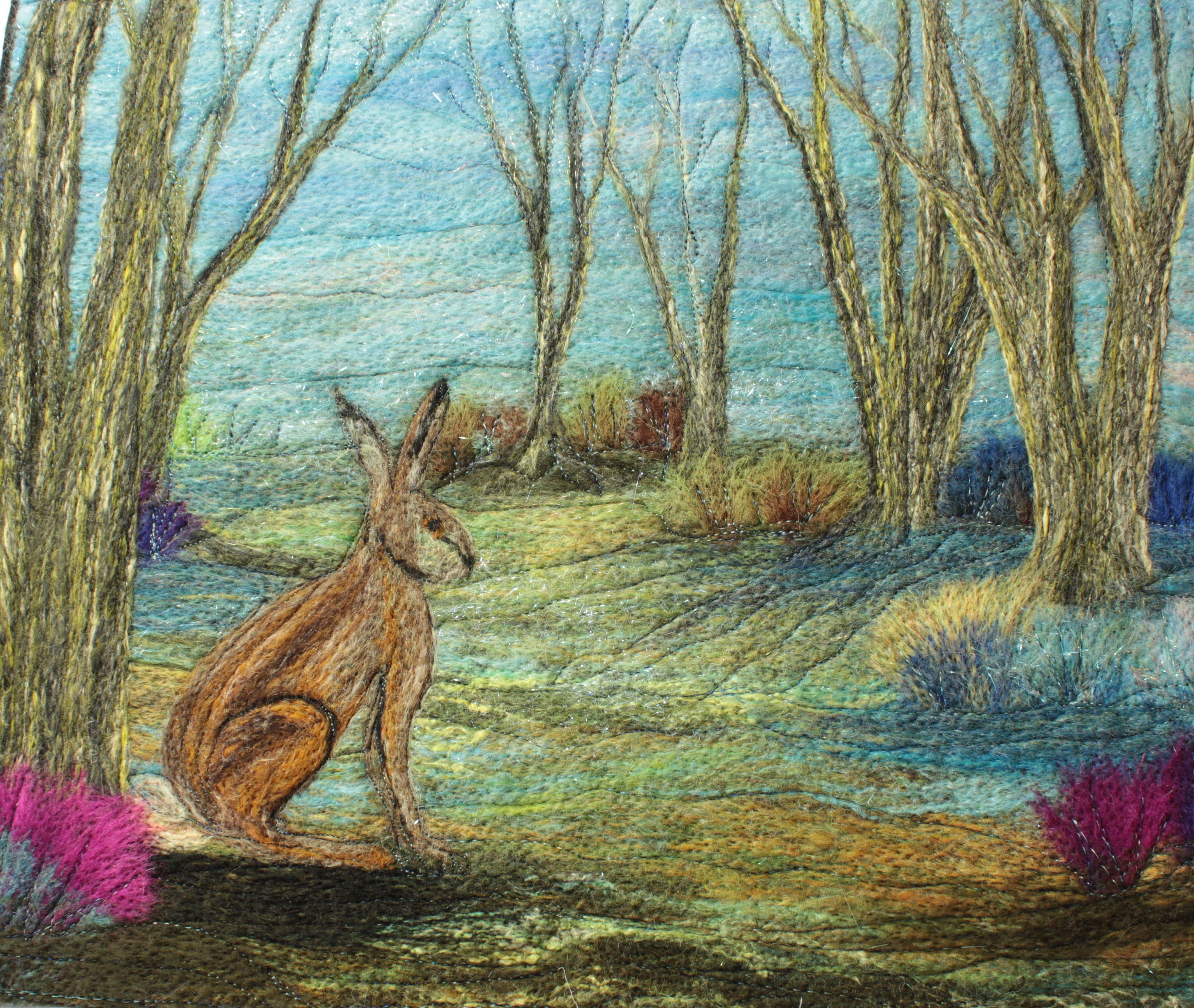 Needle felting kit (The Hare)