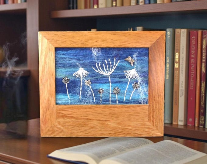 Oak Jewellery Box (Box22) with Felt Inlay