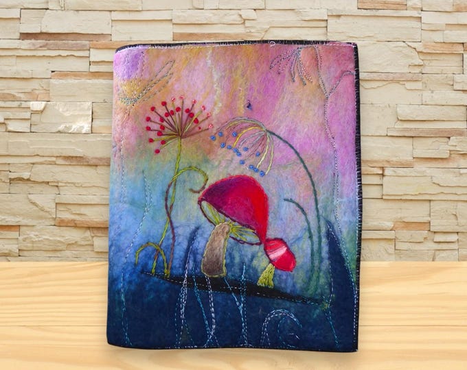 Needle Felted Covered A5 Book (covb11)