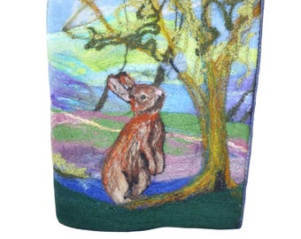 Needle Felted Covered A5 Book (covb4)