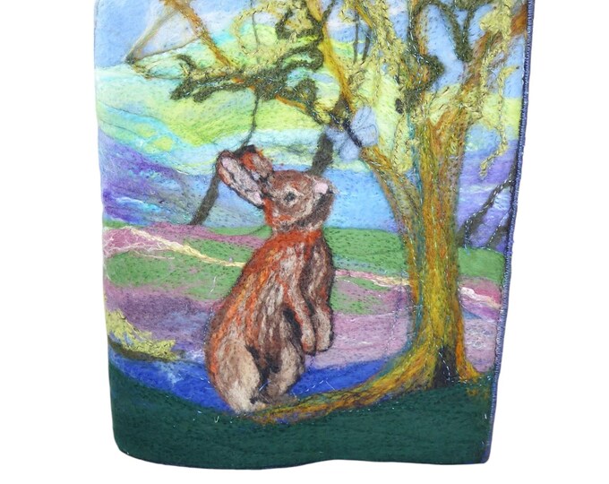 Needle Felted Covered A5 Book (covb4)