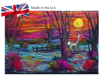 Needle felting kit (Deer at Sunset)
