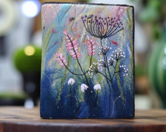 Needle Felted Covered A5 Book (covb15)