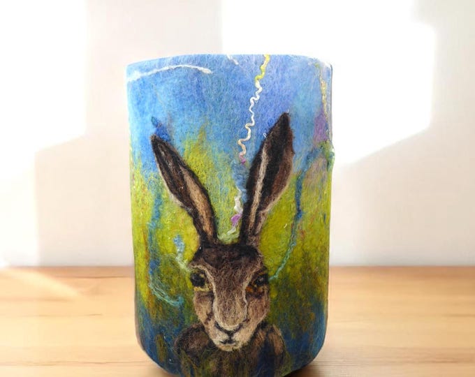 Large Felted Lamp (2)