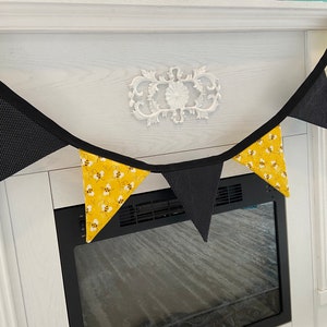 Bee banner, mommy, to bee, party, nursery, chic, bee