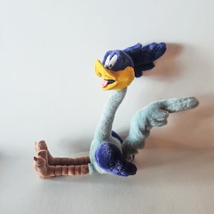 Warner Brothers Road Runner Poseable Plush 1990s - Etsy