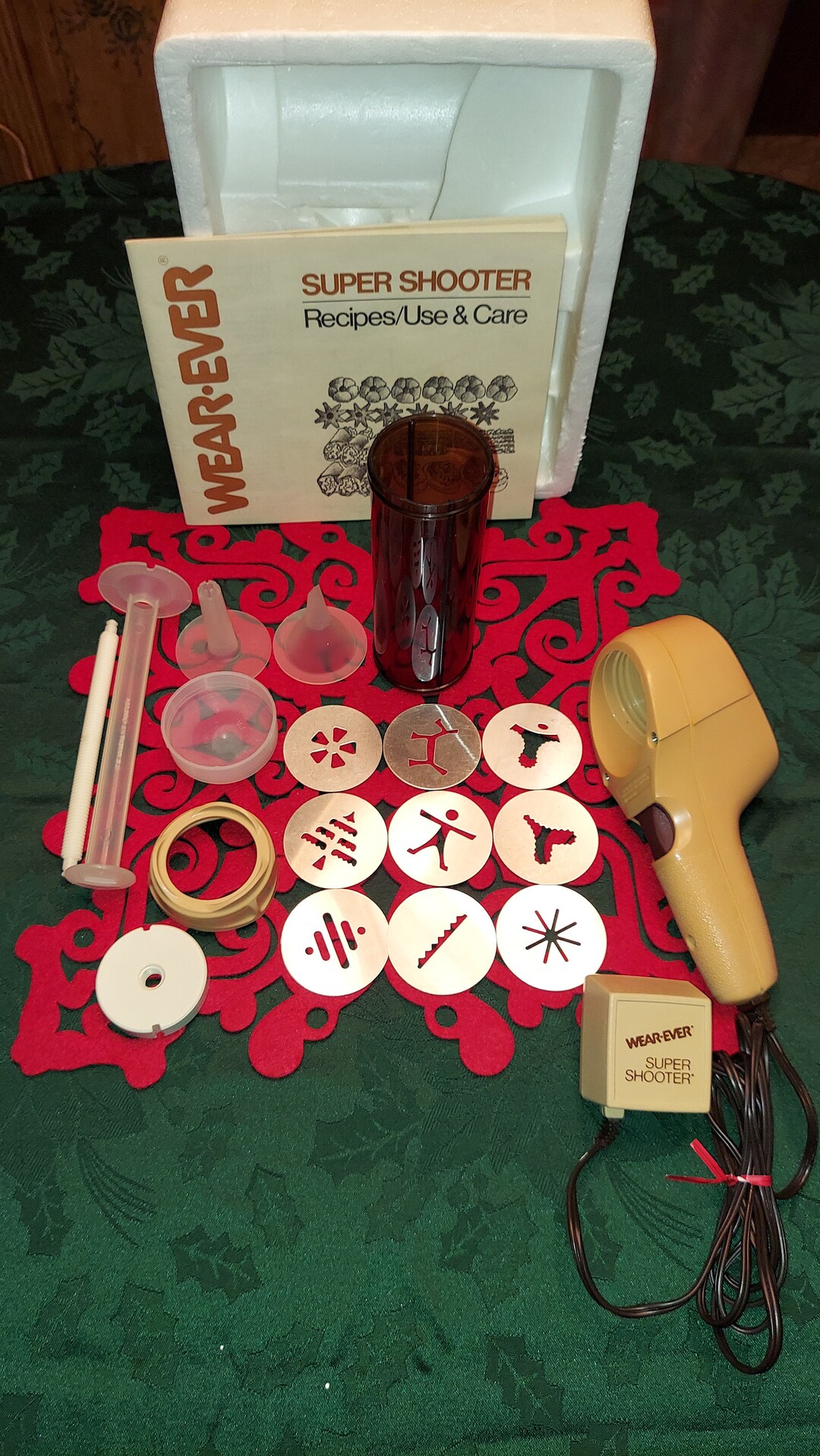 Wearever Super Shooter Electric Cookie Maker Press Wearever Clean Fast