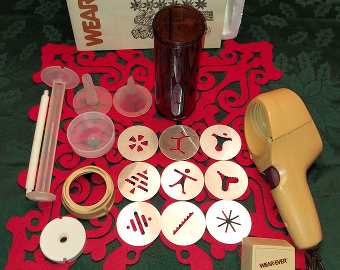 Wearever Super Shooter Electric Cookie Maker Press Wearever Clean Fast