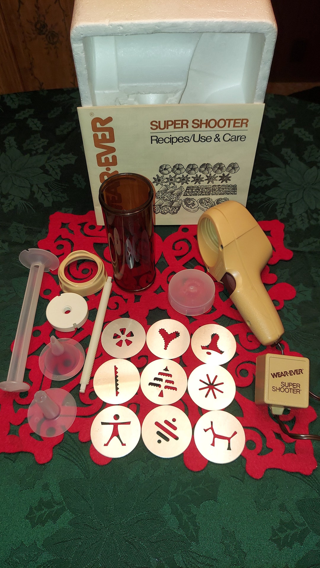 Wearever Super Shooter Electric Cookie Maker Press Wearever Clean Fast