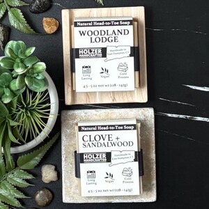 Bars Soaps, Pick 2, Customized Gift Set, Handmade Natural Cold Process, Vegan Skin-Loving, Long Lasting, 4.5oz Bars, Add a Soap Dish Option