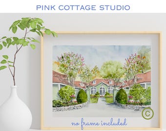 Middleburg Virginia, Goodstone Inn, Loudoun county print