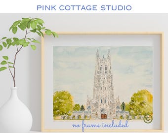 Duke University Chapel, Durham North Carolina, Blue devils