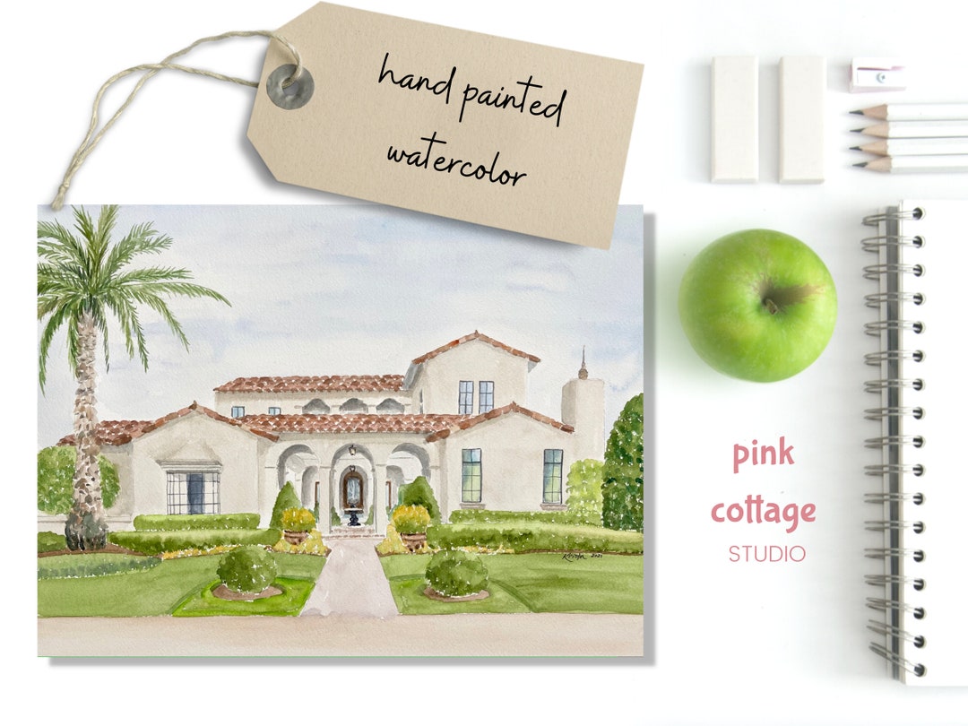 Personalized New Home Gift House Sketch Housewarming - Etsy