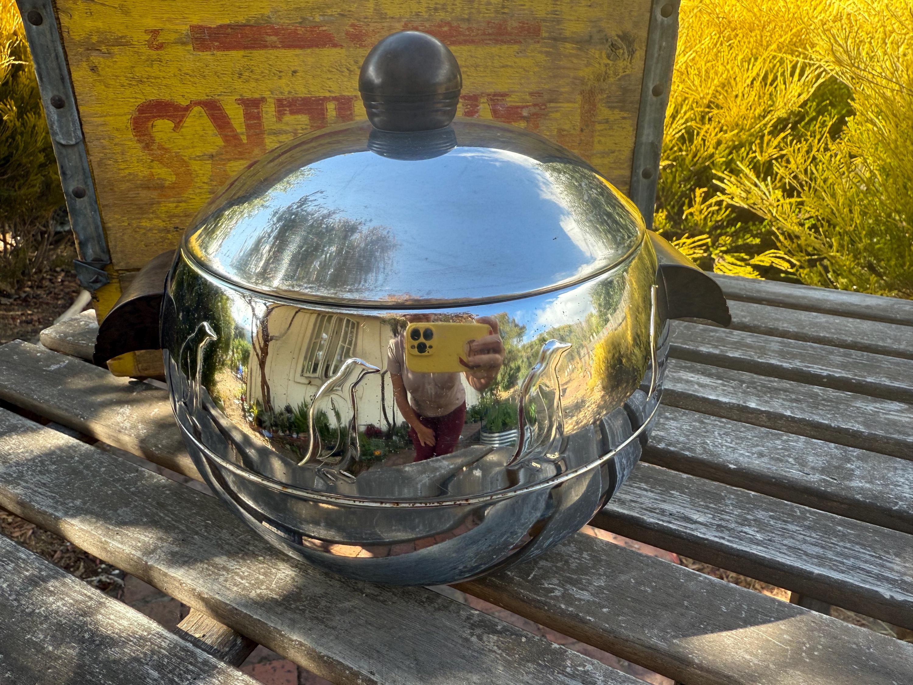 ウェストベンド社　ペンギン　ホット＆コールドサーバー　アイスペール　1950年代 ウェストベンド社 ペンギン ホット＆コールドサーバー アイス