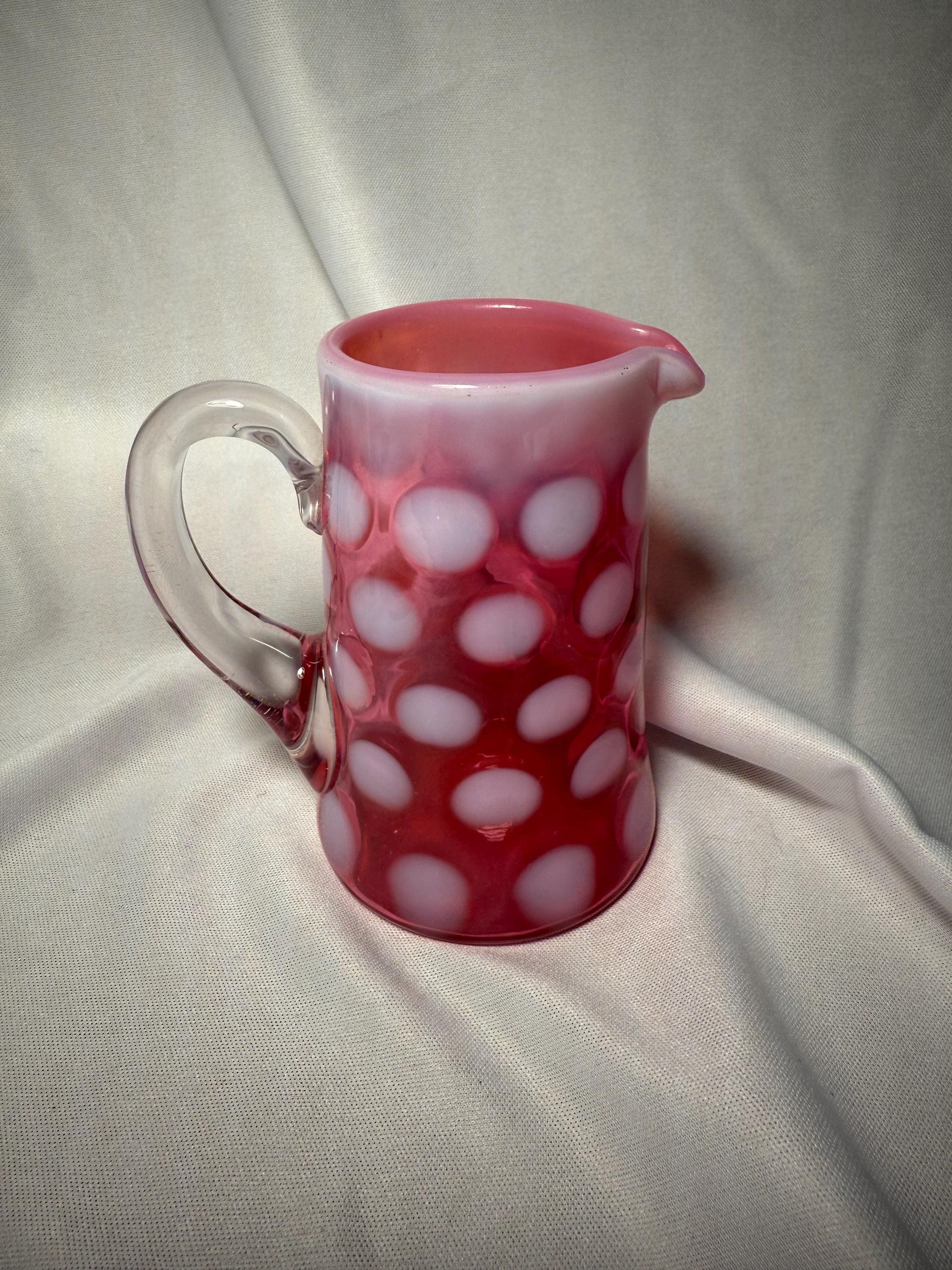 Fenton Pink Coin Dot - Etsy
