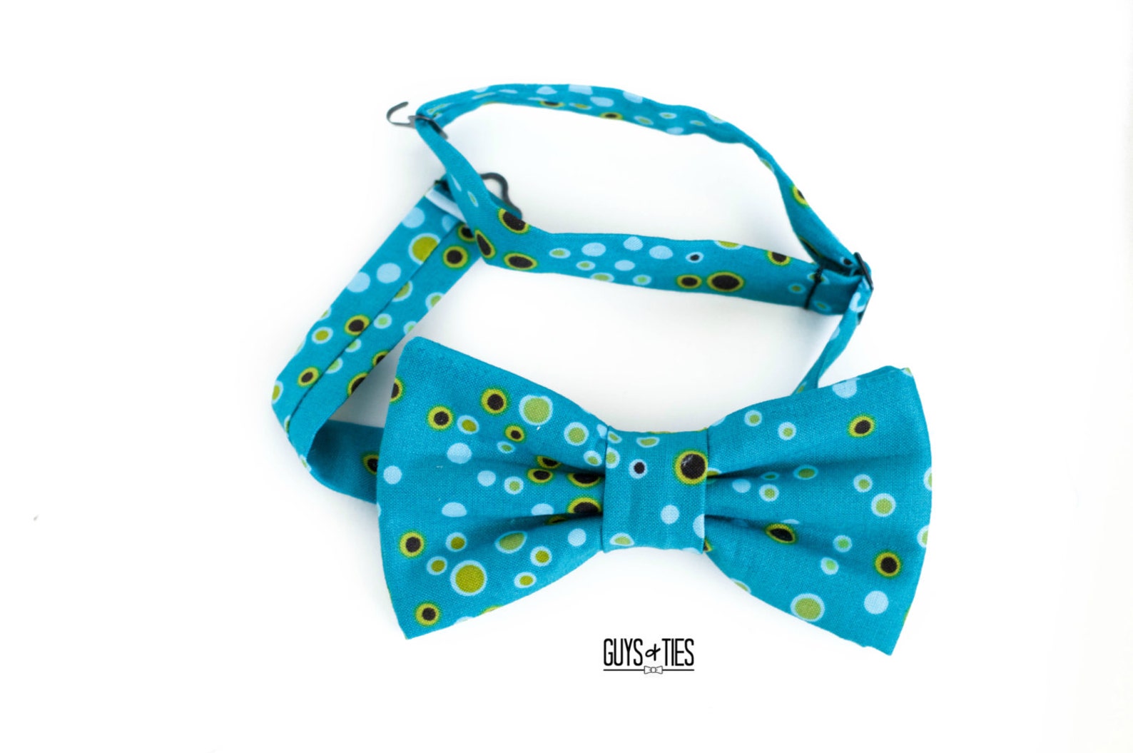Boys Polka Dot Bow Ties Polka Dot Bot Ties Boys Teal Bow Etsy