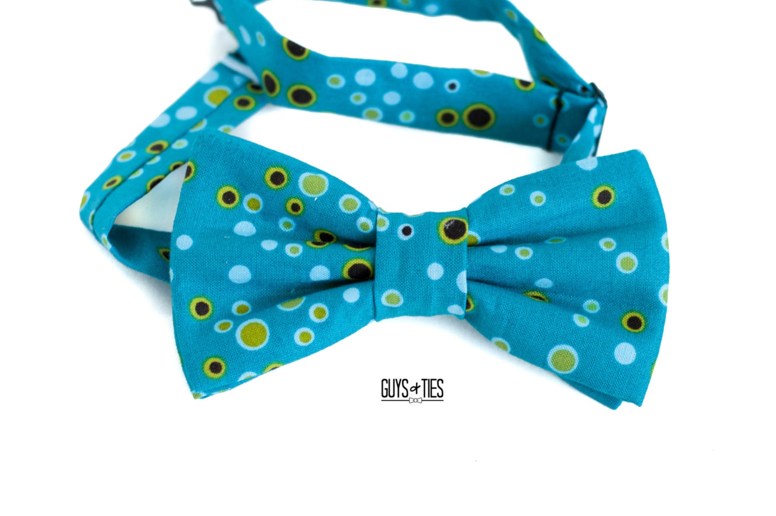 Boys Polka Dot Bow Ties Polka Dot Bot Ties Boys Teal Bow Etsy