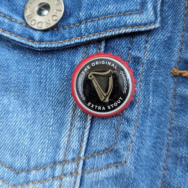 Guinness Bottlecap Pin Badge