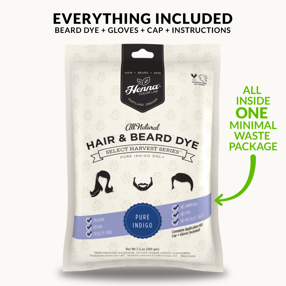 Pure Indigo Beard Dye - Etsy