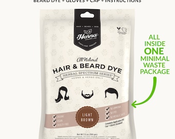 Light Brown Henna Beard Dye