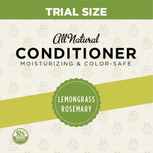Lemongrass Rosemary Conditioner (Trial Size)