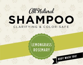Lemongrass Rosemary Organic Shampoo
