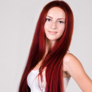 Wine Red Henna Hair Dye image 1