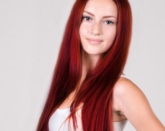 Wine Red Henna Hair Dye -