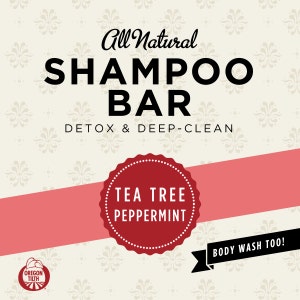 Tea Tree Peppermint Organic Shampoo Bar