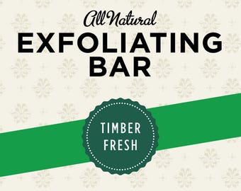 Timber Fresh Exfoliating Soap Bar