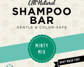 Minty Mix Organic Shampoo Bar