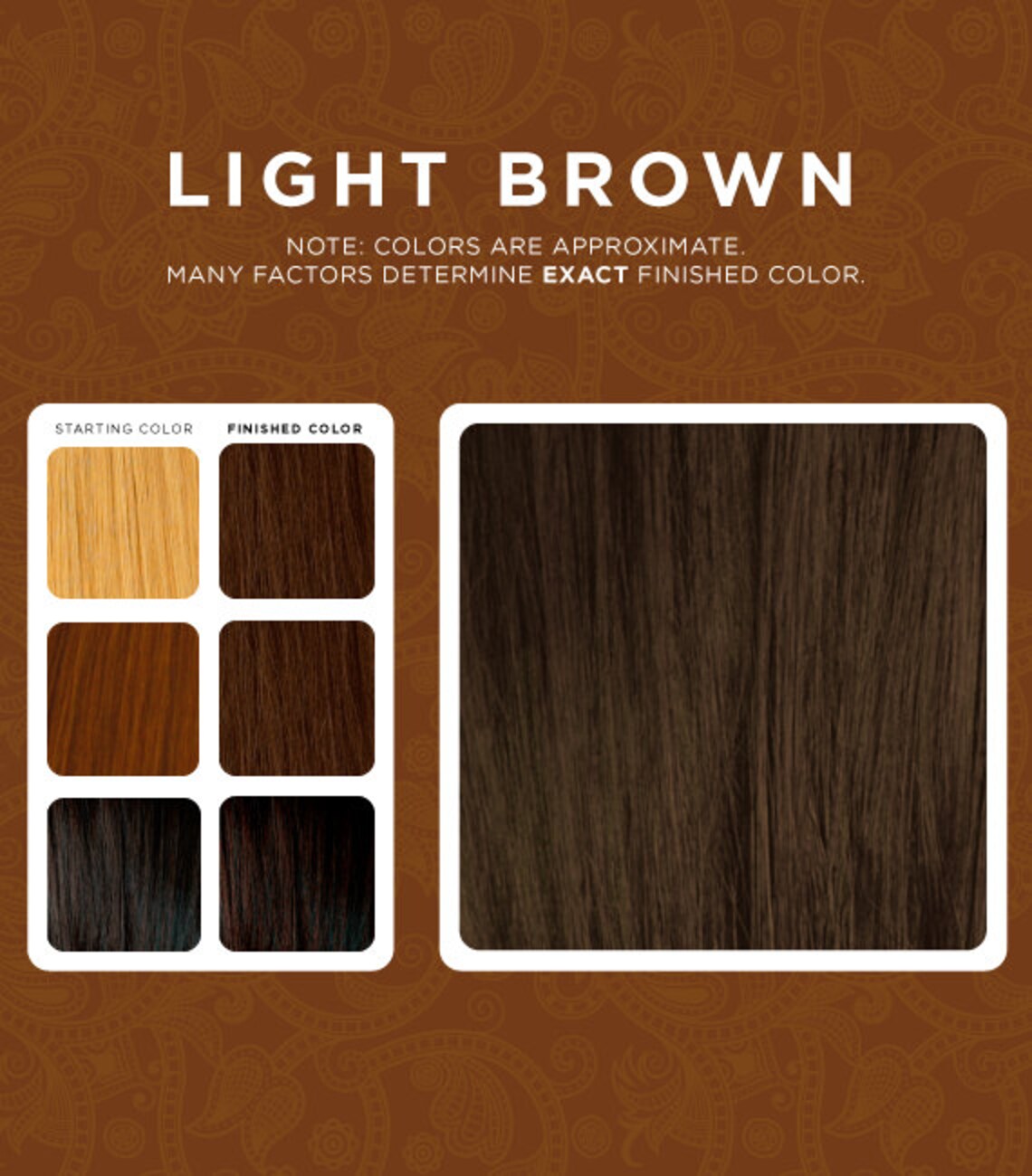 Light Brown Henna Hair Dye Etsy