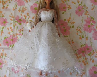 barbie bride dress